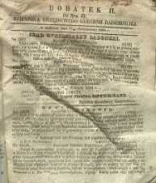 Dziennik Urzędowy Gubernii Radomskiej, 1858, nr 43, dod. II