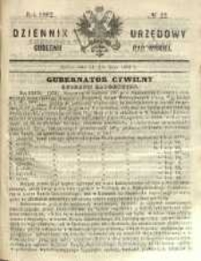 Dziennik Urzędowy Gubernii Radomskiej, 1862, nr 22