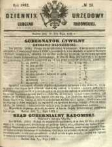 Dziennik Urzędowy Gubernii Radomskiej, 1862, nr 23