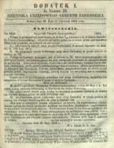 Dziennik Urzędowy Gubernii Radomskiej, 1862, nr 24, dod. I