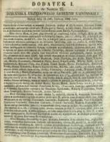 Dziennik Urzędowy Gubernii Radomskiej, 1862, nr 27, dod. I