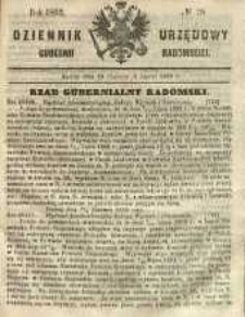 Dziennik Urzędowy Gubernii Radomskiej, 1862, nr 28