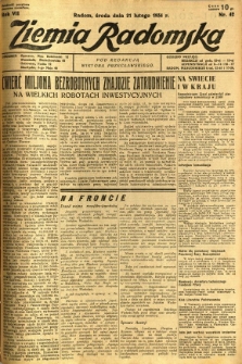 Ziemia Radomska, 1934, R. 7, nr 42