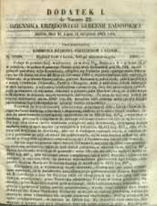 Dziennik Urzędowy Gubernii Radomskiej, 1862, nr 32, dod. I