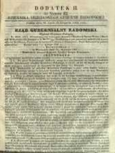 Dziennik Urzędowy Gubernii Radomskiej, 1862, nr 32, dod. II