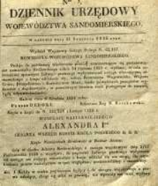 Dziennik Urzędowy Województwa Sandomierskiego, 1835, nr 2