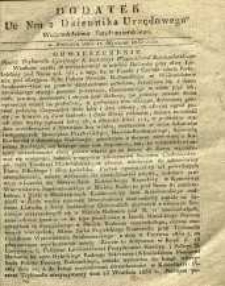Dziennik Urzędowy Województwa Sandomierskiego, 1835, nr 2, dod.