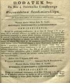 Dziennik Urzędowy Województwa Sandomierskiego, 1835, nr 4, dod. I