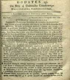 Dziennik Urzędowy Województwa Sandomierskiego, 1835, nr 4, dod. II