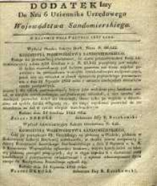 Dziennik Urzędowy Województwa Sandomierskiego, 1835, nr 6, dod. I