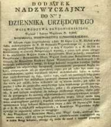 Dziennik Urzędowy Województwa Sandomierskiego, 1835, nr 7, dod. nadzwyczajny