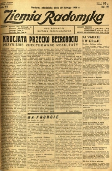 Ziemia Radomska, 1934, R. 7, nr 46
