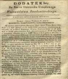 Dziennik Urzędowy Województwa Sandomierskiego, 1835, nr 11, dod. I