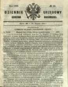Dziennik Urzędowy Gubernii Radomskiej, 1862, nr 34