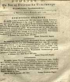 Dziennik Urzędowy Województwa Sandomierskiego, 1835, nr 14, dod. III