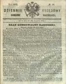Dziennik Urzędowy Gubernii Radomskiej, 1862, nr 36