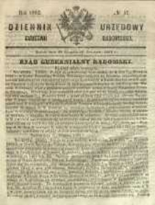 Dziennik Urzędowy Gubernii Radomskiej, 1862, nr 37