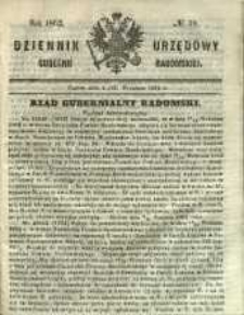 Dziennik Urzędowy Gubernii Radomskiej, 1862, nr 38