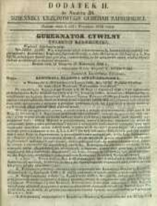 Dziennik Urzędowy Gubernii Radomskiej, 1862, nr 38, dod. II