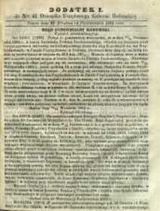 Dziennik Urzędowy Gubernii Radomskiej, 1862, nr 41, dod. I
