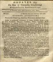 Dziennik Urzędowy Województwa Sandomierskiego, 1835, nr 17, dod. IV