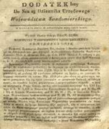Dziennik Urzędowy Województwa Sandomierskiego, 1835, nr 19, dod. I