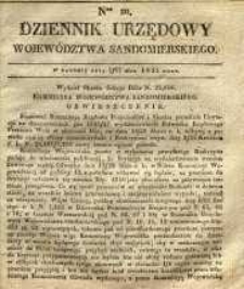 Dziennik Urzędowy Województwa Sandomierskiego, 1835, nr 20