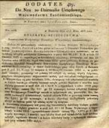 Dziennik Urzędowy Województwa Sandomierskiego, 1835, nr 20, dod. IV