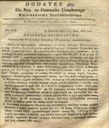 Dziennik Urzędowy Województwa Sandomierskiego, 1835, nr 20, dod. IV