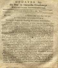 Dziennik Urzędowy Województwa Sandomierskiego, 1835, nr 20, dod. V