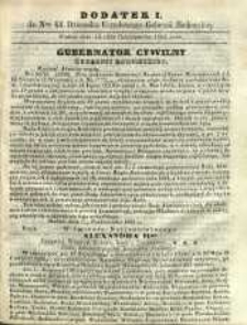 Dziennik Urzędowy Gubernii Radomskiej, 1862, nr 44, dod. I