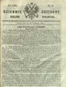 Dziennik Urzędowy Gubernii Radomskiej, 1862, nr 48