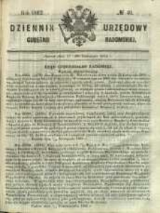 Dziennik Urzędowy Gubernii Radomskiej, 1862, nr 49