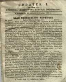Dziennik Urzędowy Gubernii Radomskiej, 1858, nr 49, dod. I
