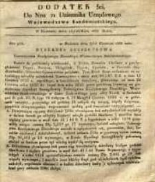Dziennik Urzędowy Województwa Sandomierskiego, 1835, nr 21, dod. III