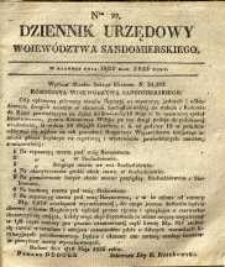 Dziennik Urzędowy Województwa Sandomierskiego, 1835, nr 22