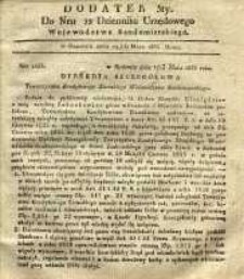 Dziennik Urzędowy Województwa Sandomierskiego, 1835, nr 22, dod. V