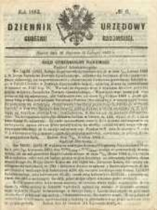 Dziennik Urzędowy Gubernii Radomskiej, 1863, nr 6