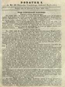 Dziennik Urzędowy Gubernii Radomskiej, 1863, nr 18, dod. I