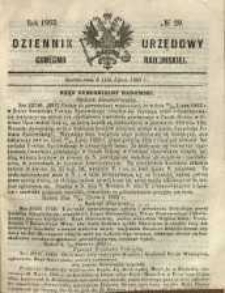 Dziennik Urzędowy Gubernii Radomskiej, 1863, nr 29