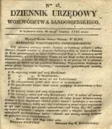 Dziennik Urzędowy Województwa Sandomierskiego, 1835, nr 23
