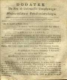 Dziennik Urzędowy Województwa Sandomierskiego, 1835, nr 23, dod.