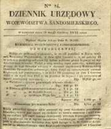 Dziennik Urzędowy Województwa Sandomierskiego, 1835, nr 24