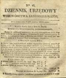 Dziennik Urzędowy Województwa Sandomierskiego, 1835, nr 25
