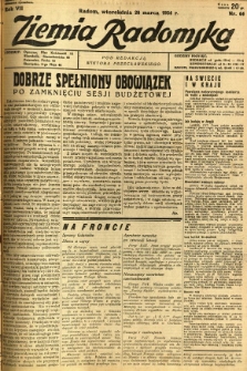 Ziemia Radomska, 1934, R. 7, nr 64