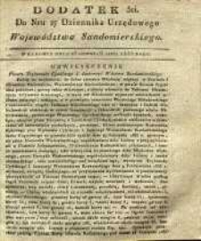 Dziennik Urzędowy Województwa Sandomierskiego, 1835, nr 27, dod. III
