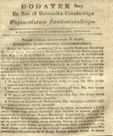 Dziennik Urzędowy Województwa Sandomierskiego, 1835, nr 28, dod. I