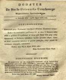 Dziennik Urzędowy Województwa Sandomierskiego, 1835, nr 30, dod.
