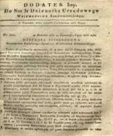 Dziennik Urzędowy Województwa Sandomierskiego, 1835, nr 31, dod. I