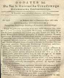 Dziennik Urzędowy Województwa Sandomierskiego, 1835, nr 31, dod. III